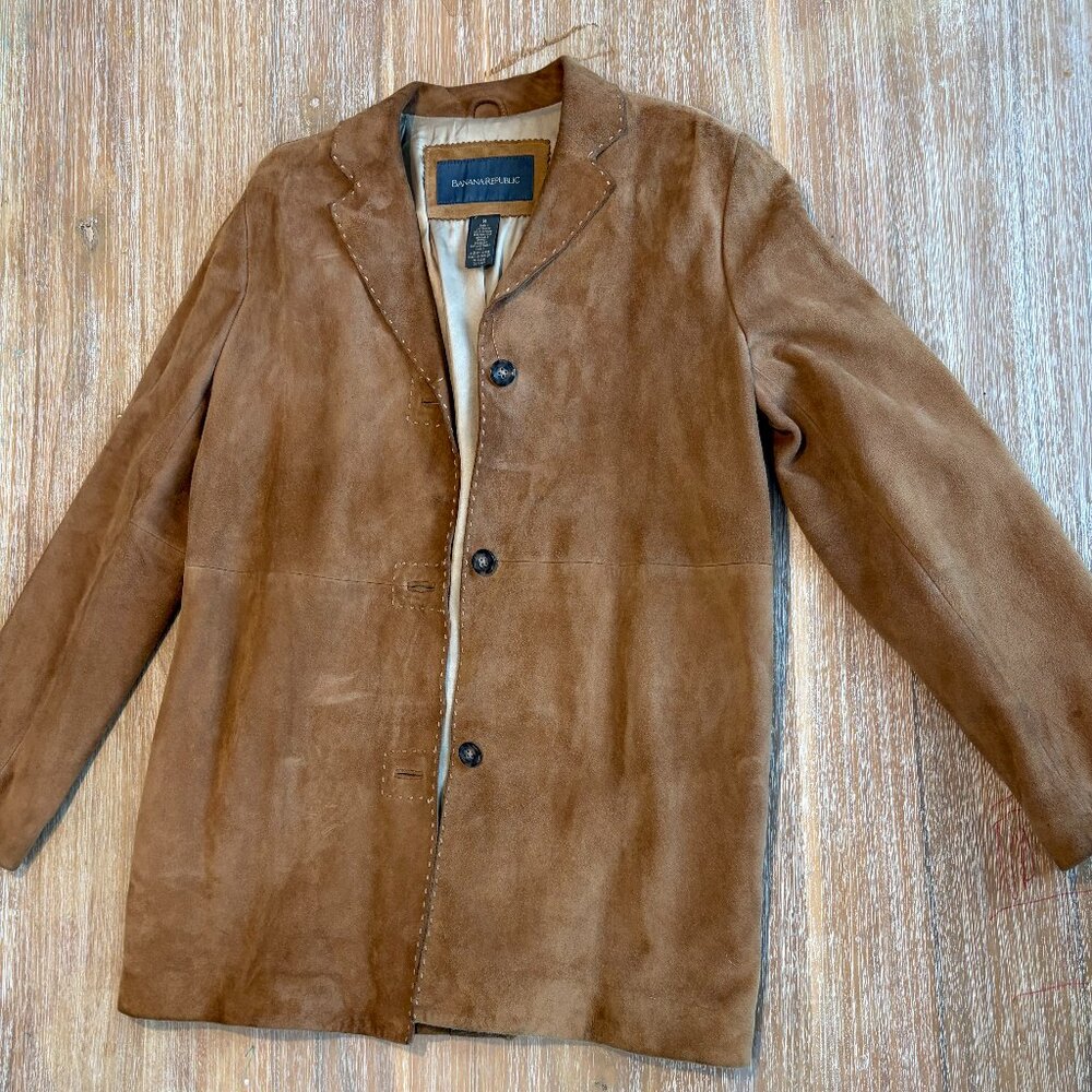 VINTAGE suede banana republic women's jacket